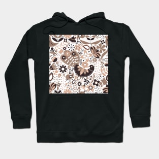 Scandinavian Maximalist Folk Design Hoodie